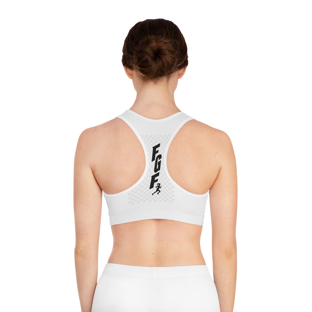 Sports Bra — "Finna Get Fit" Running Motivational Activewear