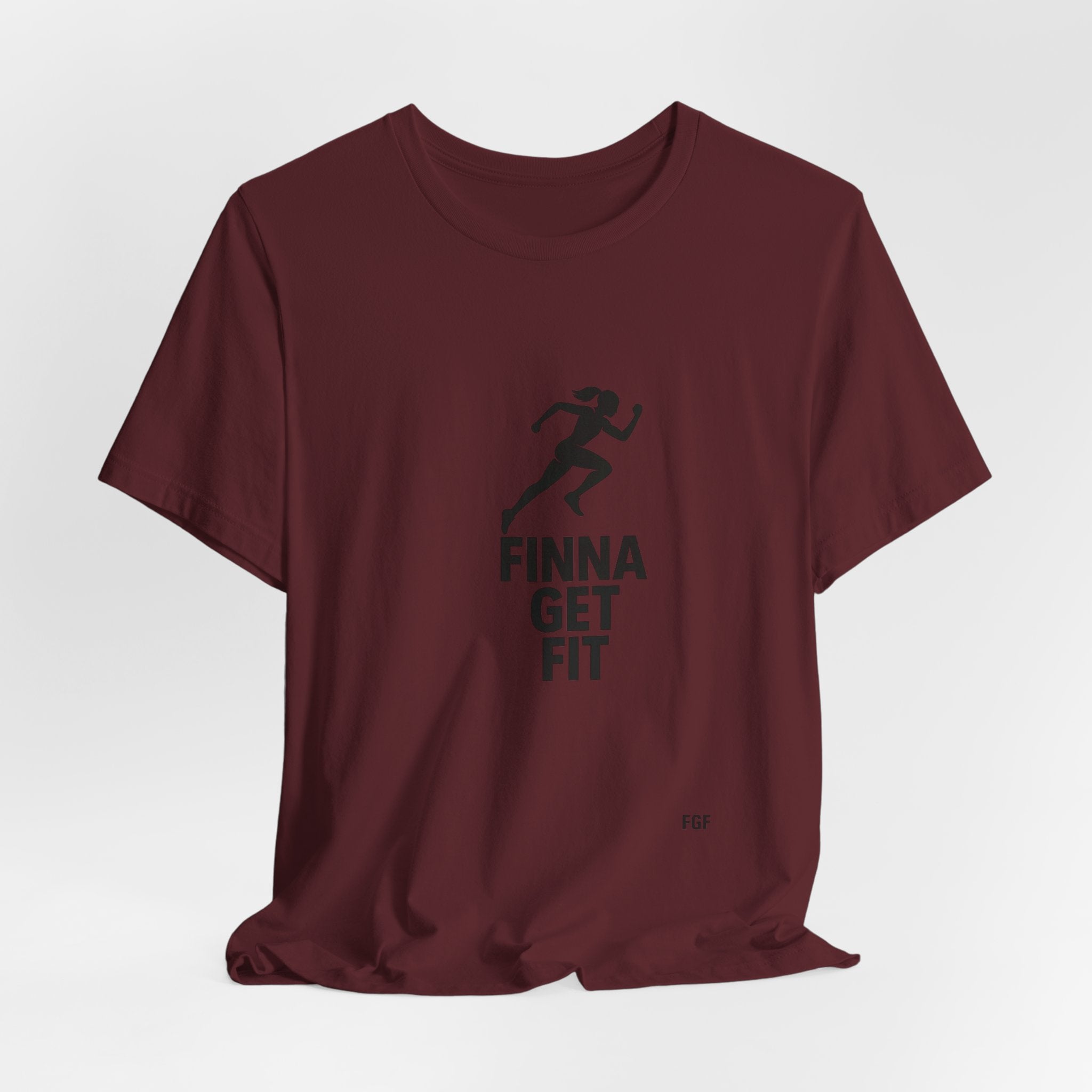 Finna Get Fit Tee — Motivational Running Fitness T-Shirt