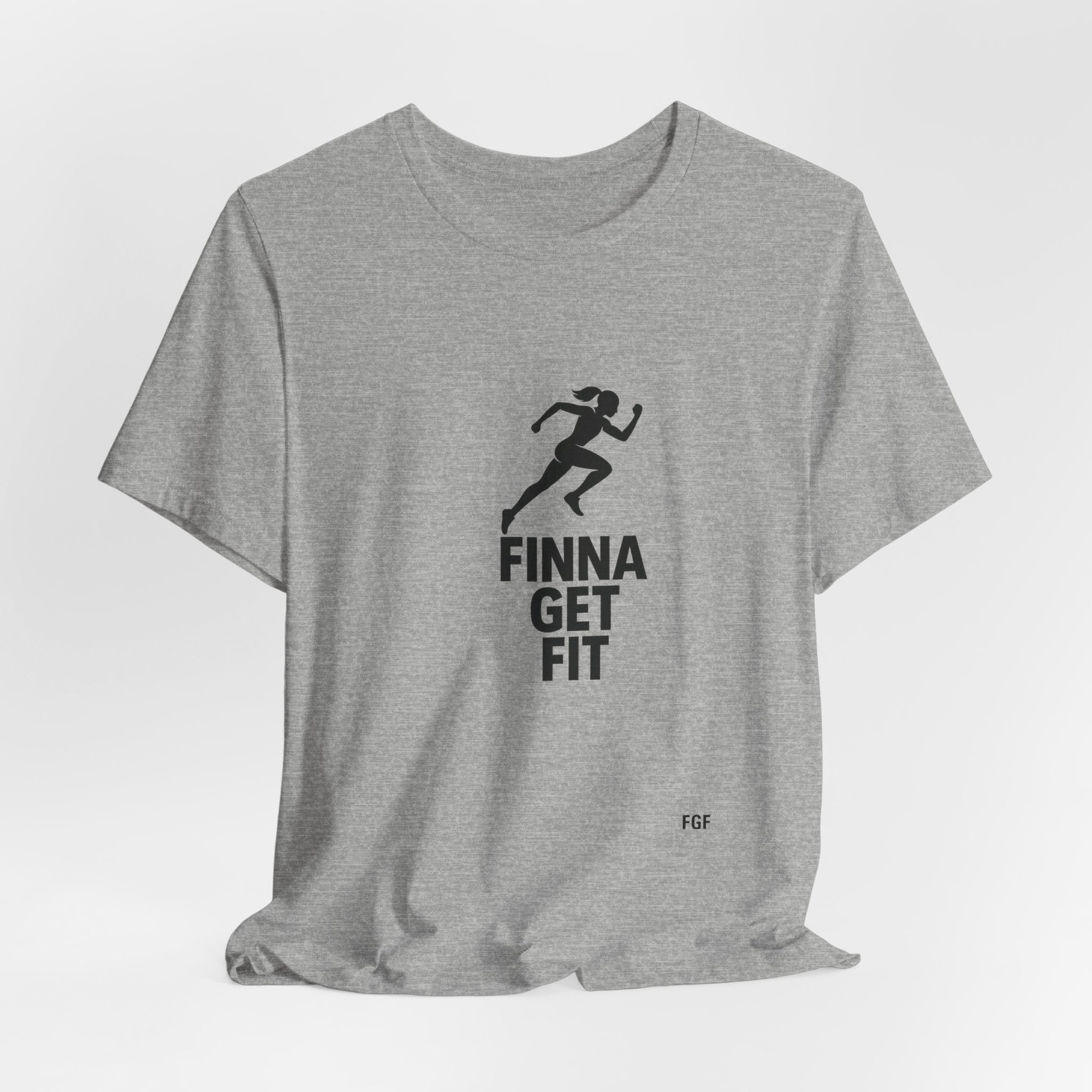 Finna Get Fit Tee — Motivational Running Fitness T-Shirt