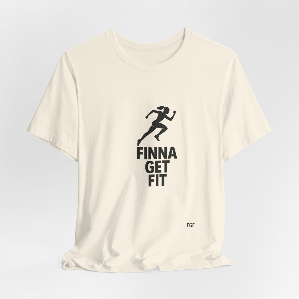 Finna Get Fit Tee — Motivational Running Fitness T-Shirt