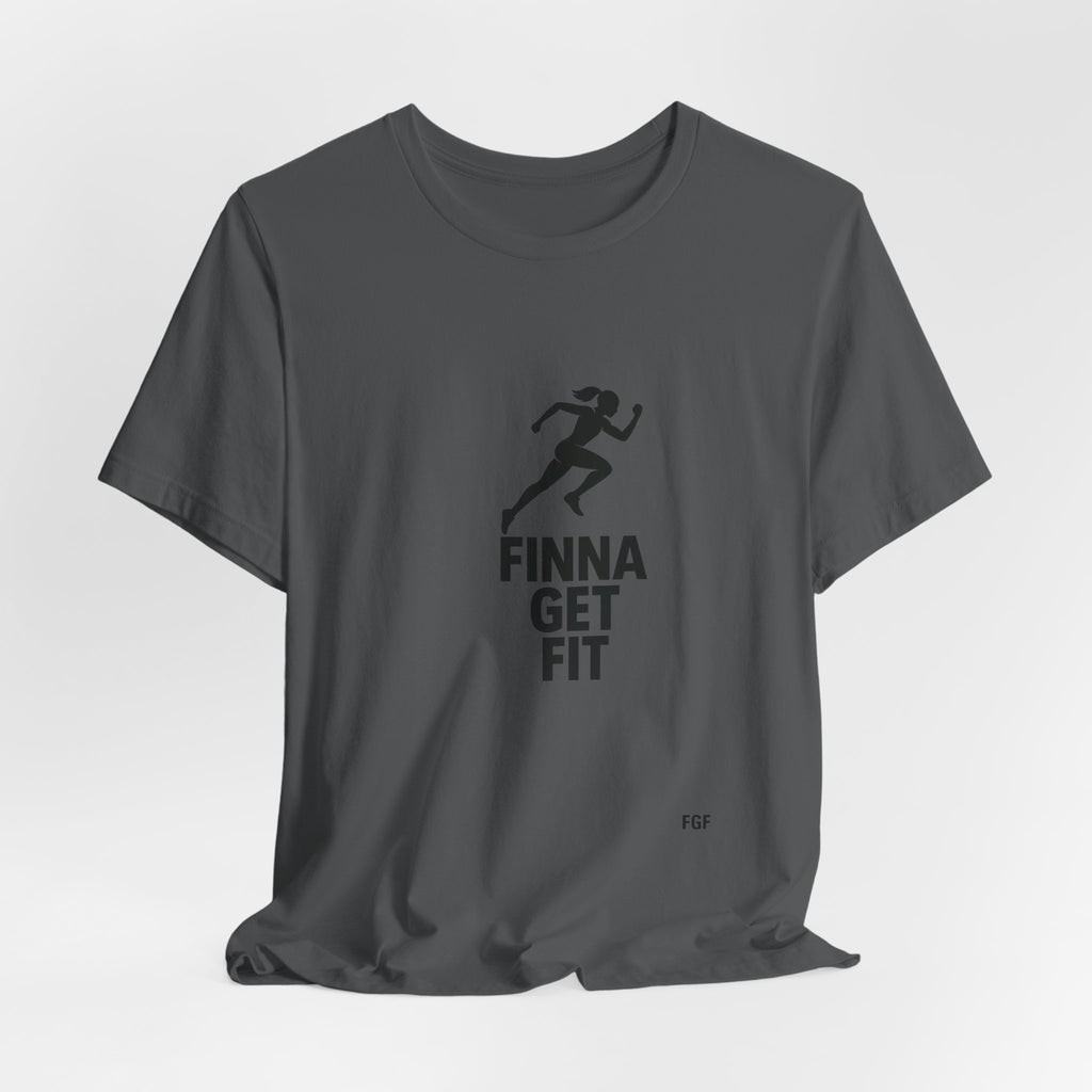 Finna Get Fit Tee — Motivational Running Fitness T-Shirt