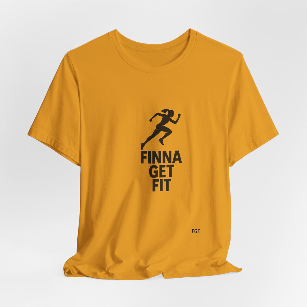 Finna Get Fit Tee — Motivational Running Fitness T-Shirt