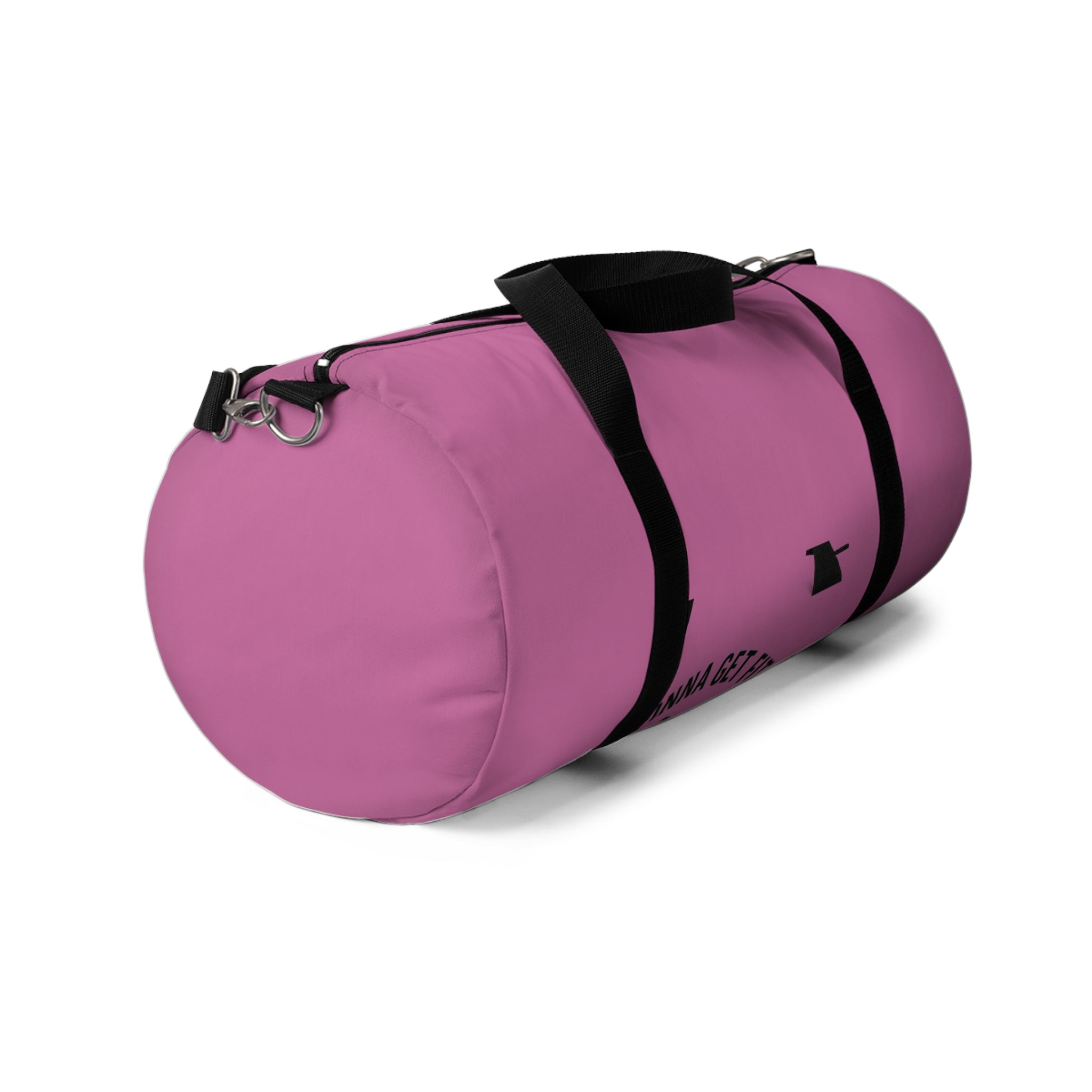 "Finna Get Fit" Pink Fitness Duffel Bag- Gym Workout Travel Bag