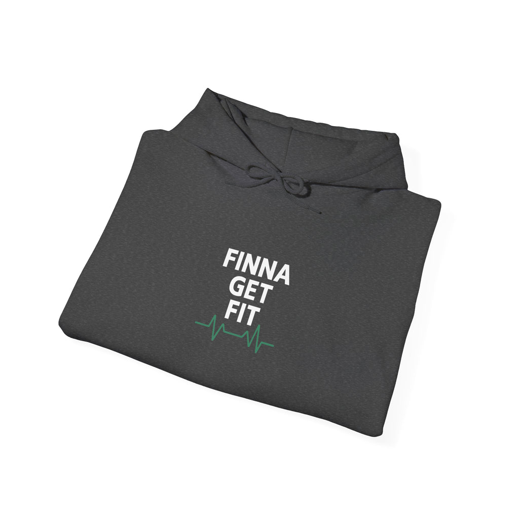 Heartbeat Minimalist Hoodie — Calm EKG Line Graphic Sweatshirt