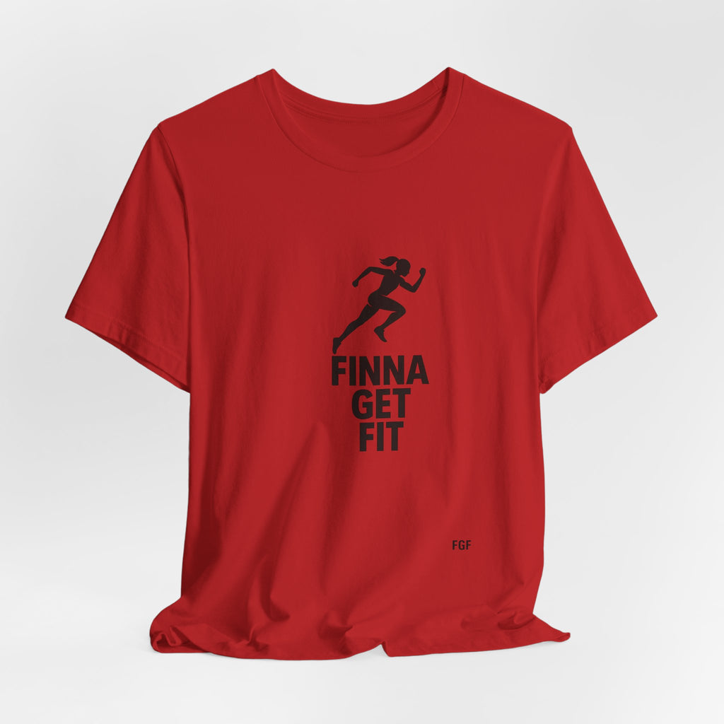 Finna Get Fit Tee — Motivational Running Fitness T-Shirt