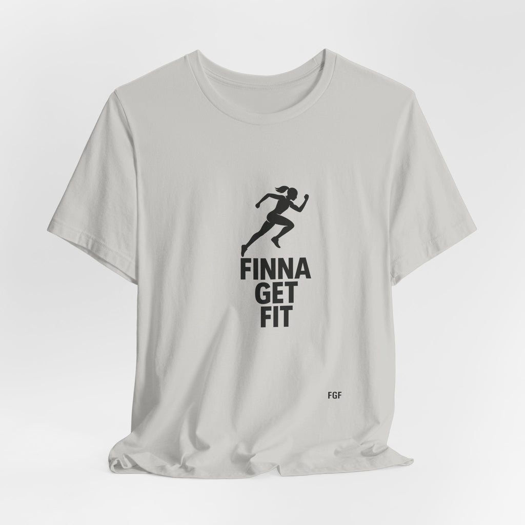 Finna Get Fit Tee — Motivational Running Fitness T-Shirt