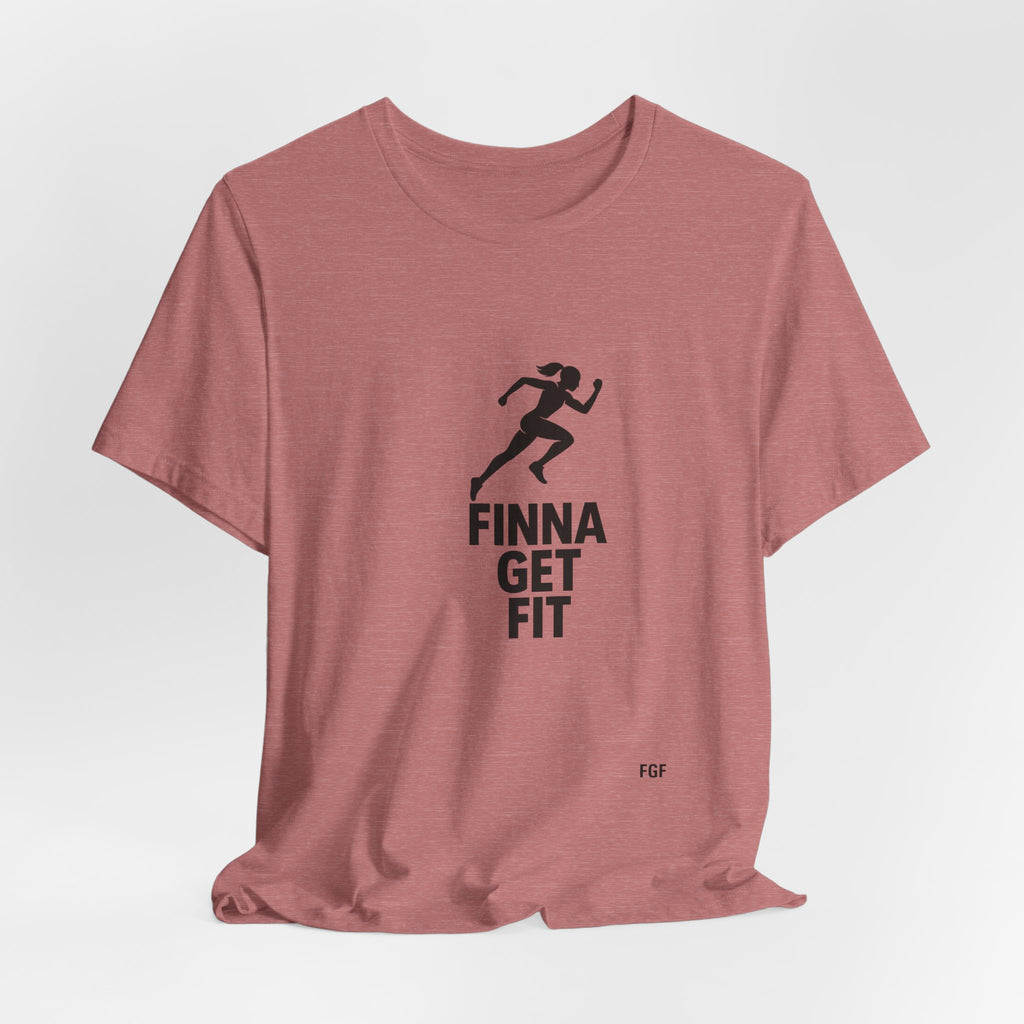 Finna Get Fit Tee — Motivational Running Fitness T-Shirt