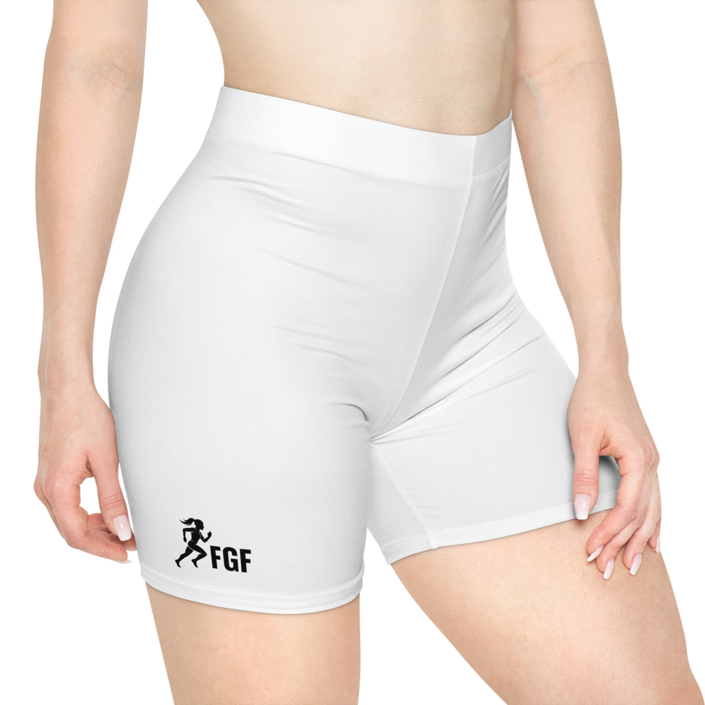 Finna Get Fit Running Logo Biker Shorts