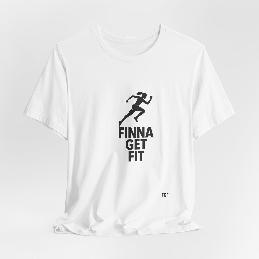 Finna Get Fit Tee — Motivational Running Fitness T-Shirt