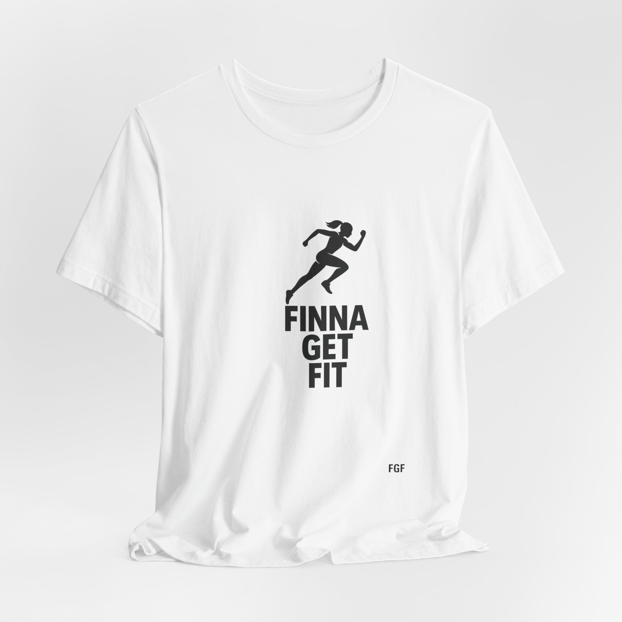 Finna Get Fit Tee — Motivational Running Fitness T-Shirt