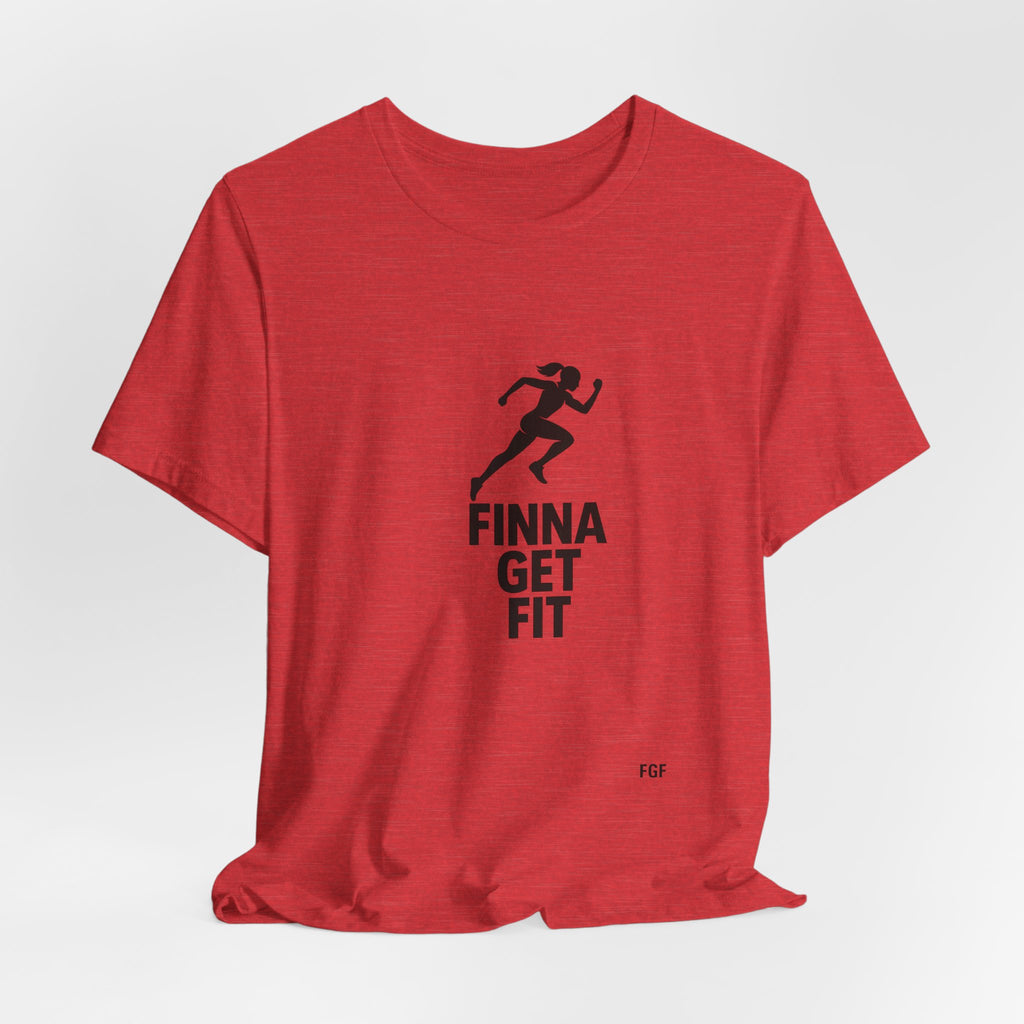 Finna Get Fit Tee — Motivational Running Fitness T-Shirt