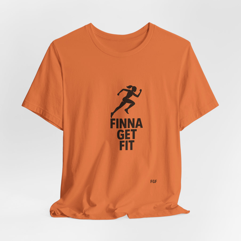 Finna Get Fit Tee — Motivational Running Fitness T-Shirt