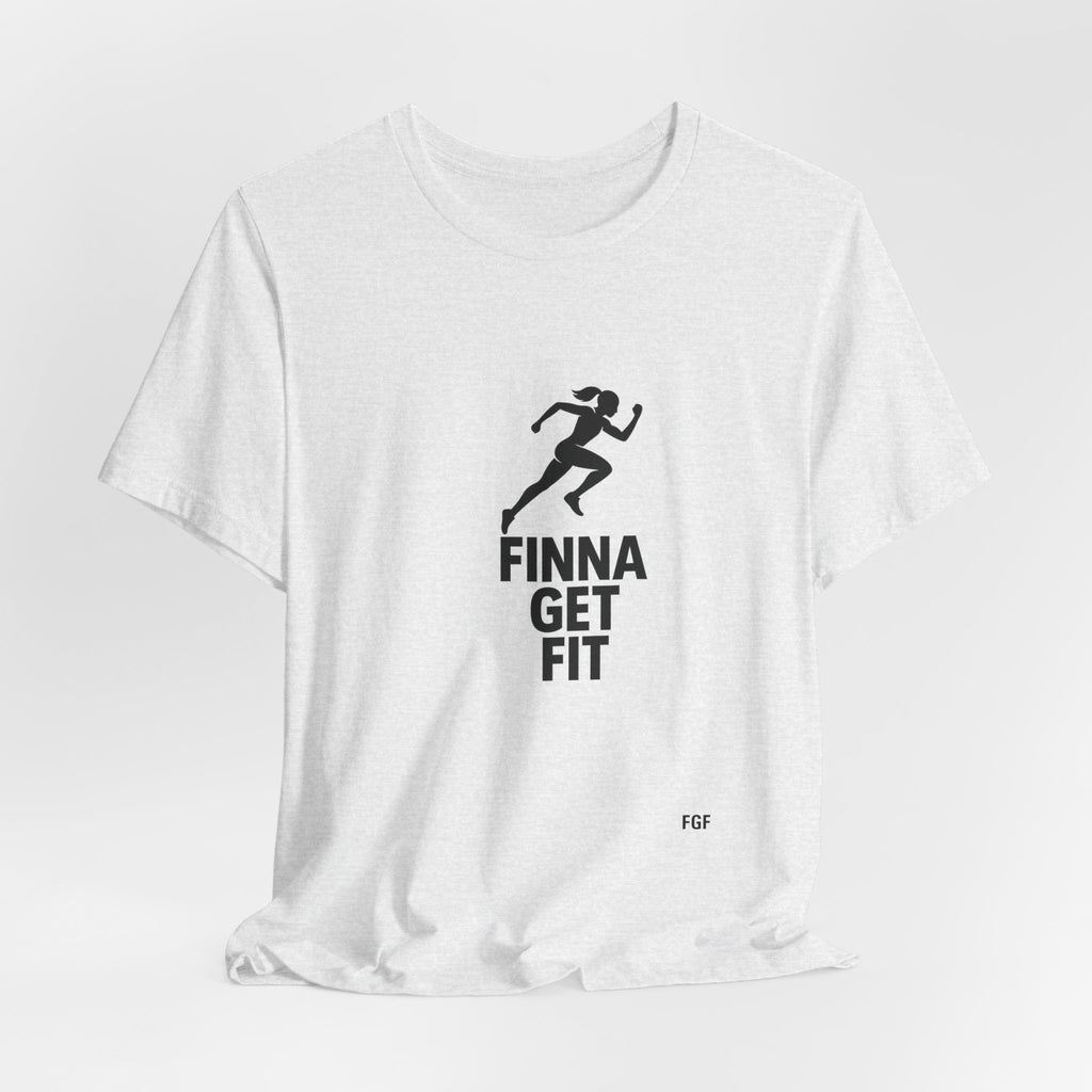 Finna Get Fit Tee — Motivational Running Fitness T-Shirt