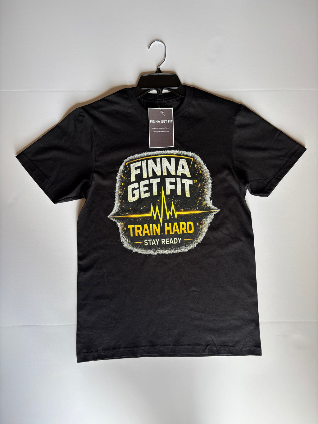 Fitness T‑Shirt — "Finna Get Fit: Train Hard Stay Ready" Athletic Tee