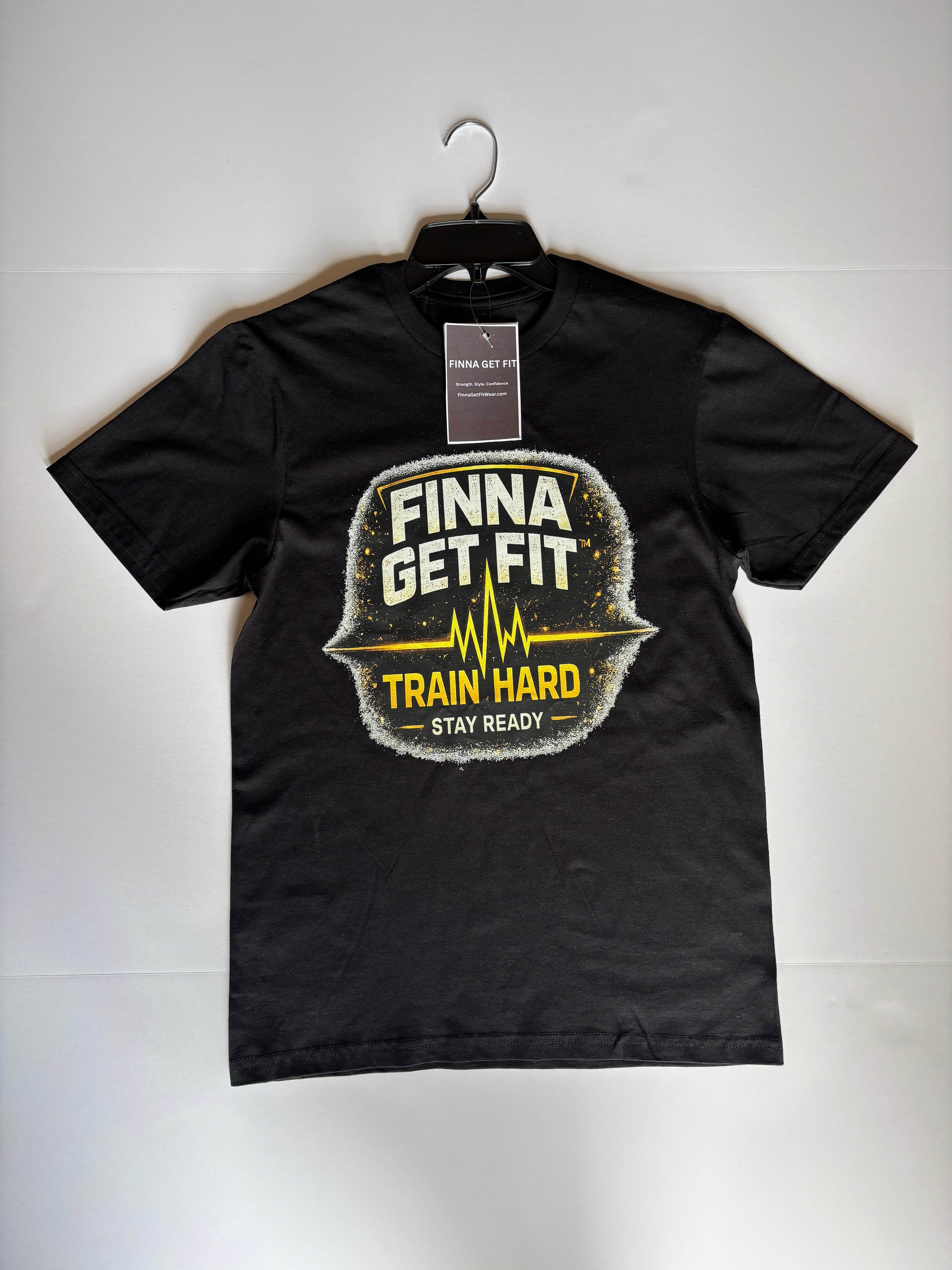 Fitness T‑Shirt — "Finna Get Fit: Train Hard Stay Ready" Athletic Tee