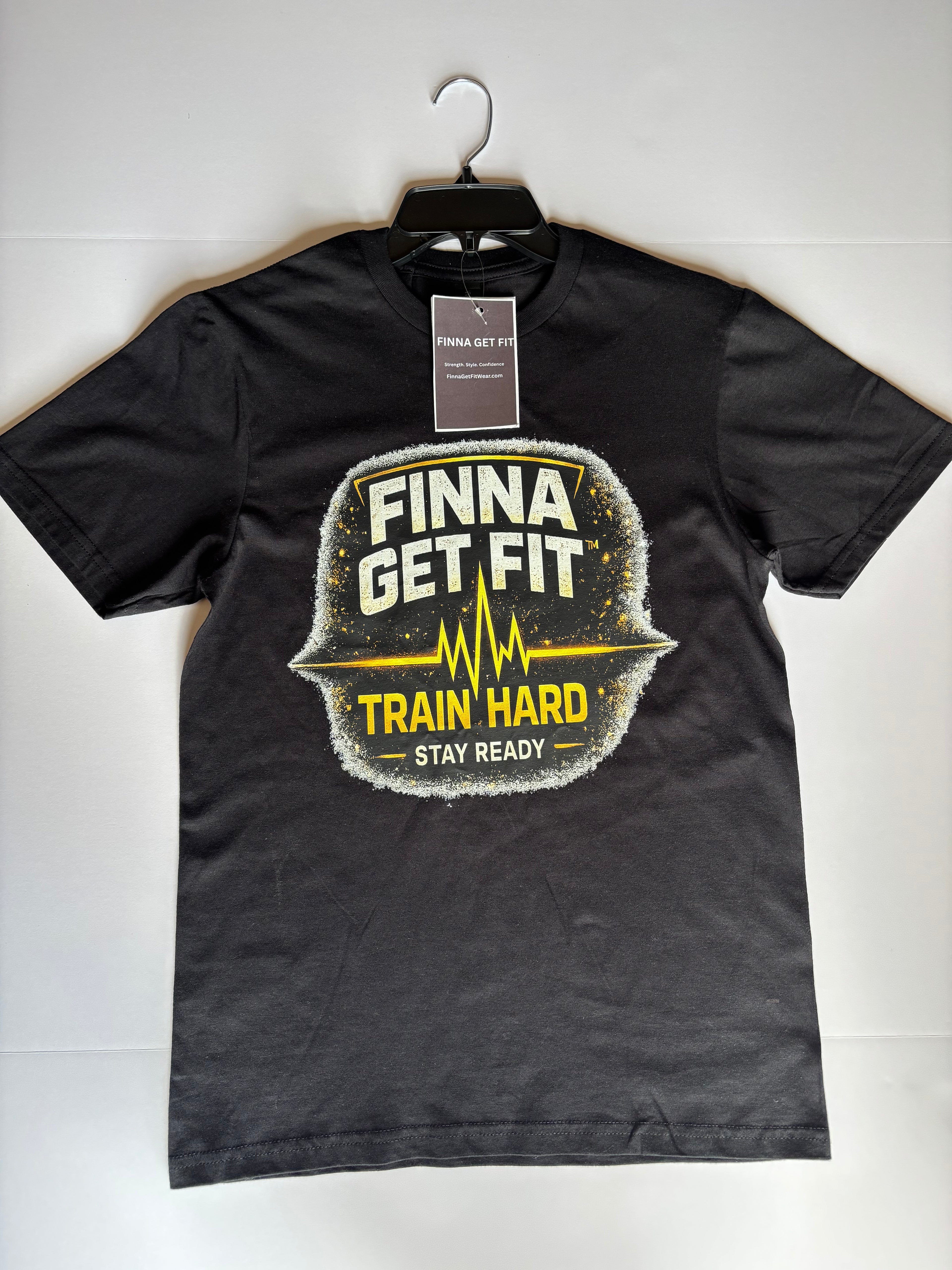 Fitness T‑Shirt — "Finna Get Fit: Train Hard Stay Ready" Athletic Tee